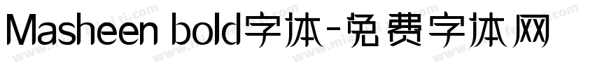 Masheen bold字体字体转换